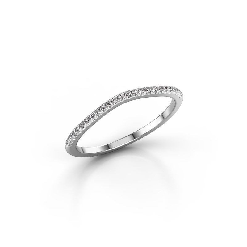 Afbeelding van Aanschuifring SRH0067C10H2<br/>950 platina<br/>Lab-grown diamant 0.125 crt