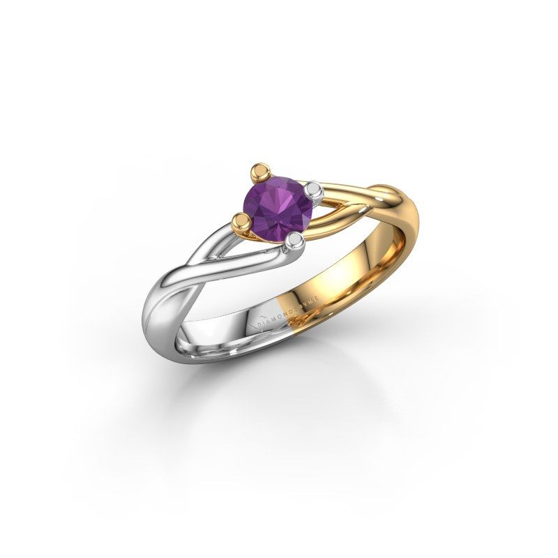 Image of Ring Paulien<br/>585 gold<br/>Amethyst 4.2 mm
