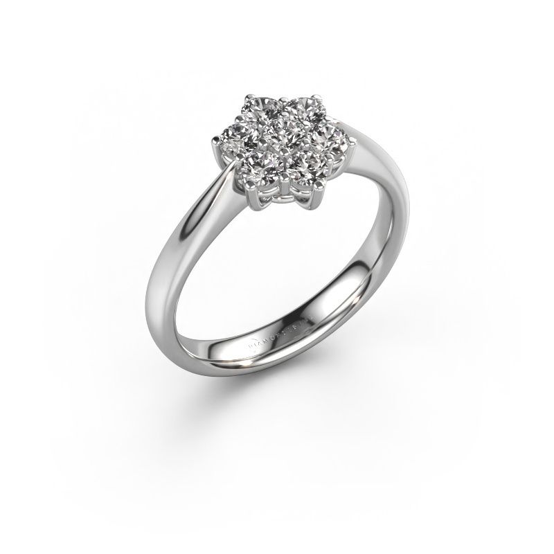 Promise ring Chantal 1 585 white gold lab grown diamond 0.055 crt