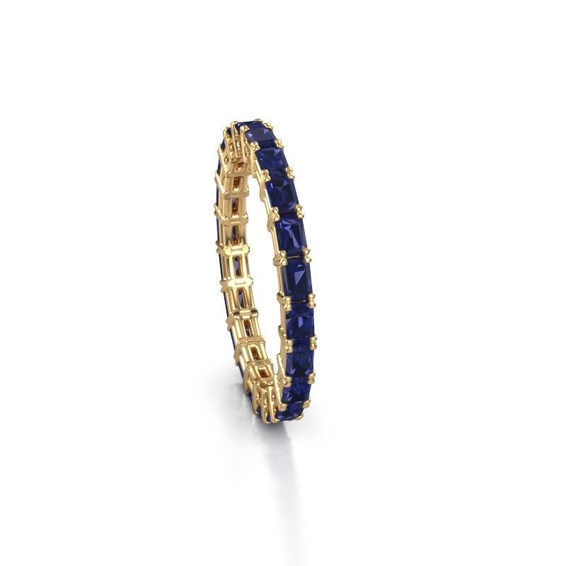 Bild von Vorsteckring vivienne eme 3x2<br/>585 Gold<br/>saphir 3x2 mm