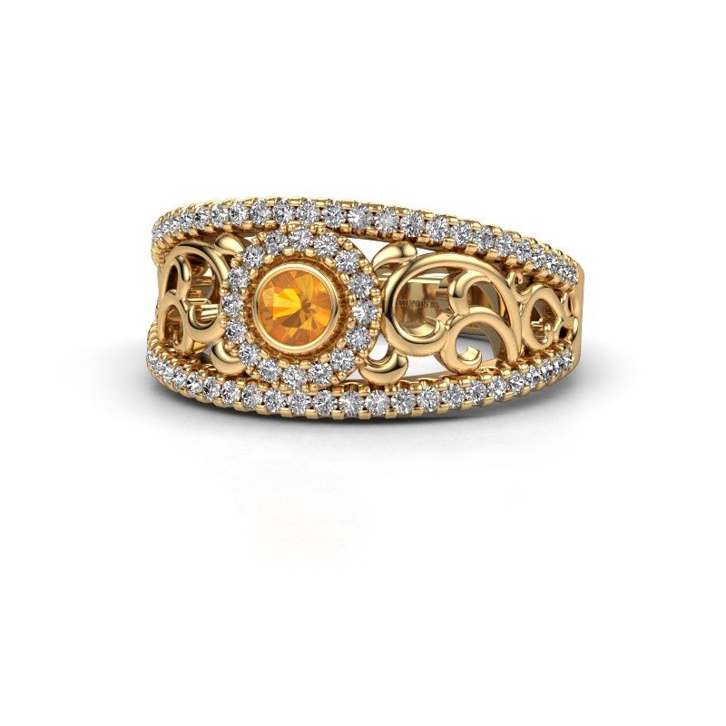 Image of Ring Lavona<br/>585 gold<br/>Citrin 3.4 mm
