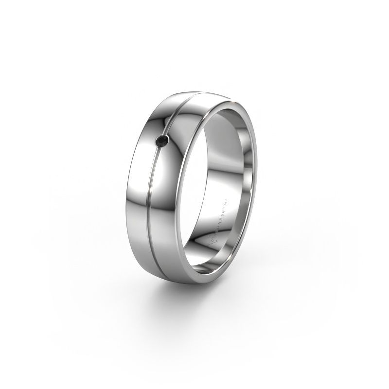 Alliance WH0201L26AP 950 platine diamant noir ±6x1.7 mm