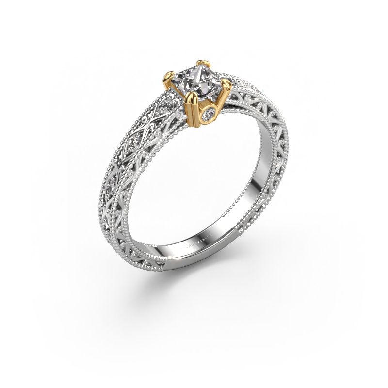 Verlobungsring Ardella 585 Weißgold Diamant 0.58 crt