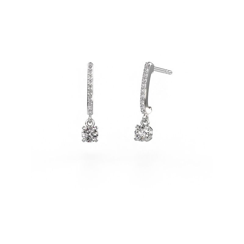 Drop earrings Tanja 1 585 white gold diamond 0.634 crt