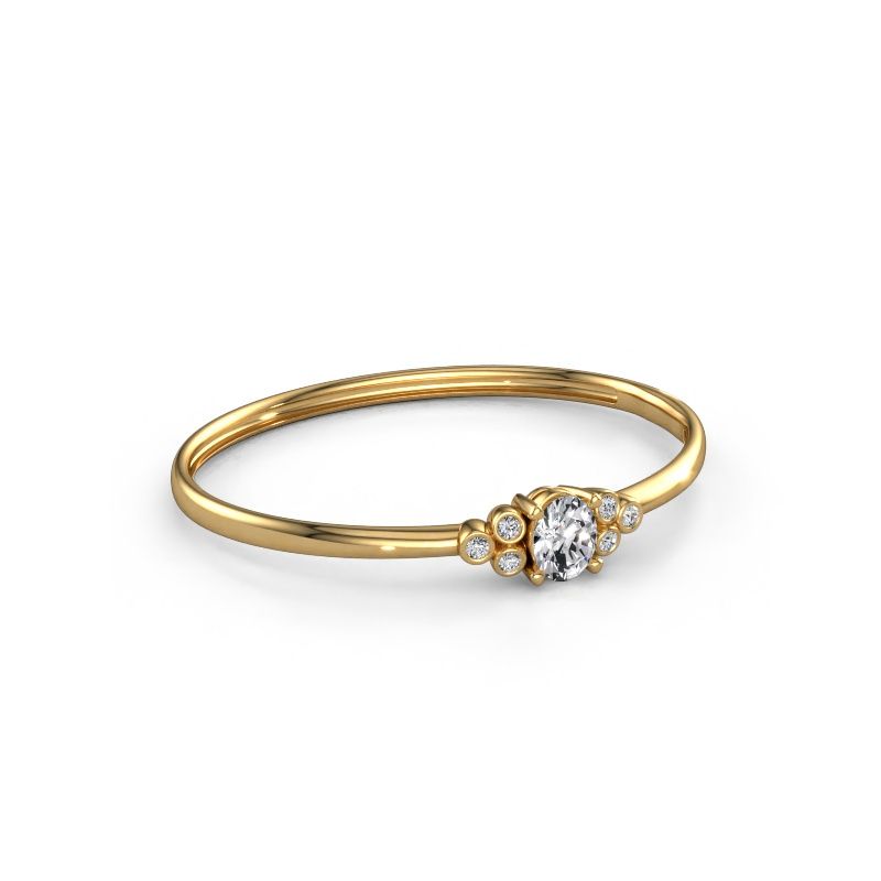 Bangle Lucy 585 gold diamond 3.03 crt