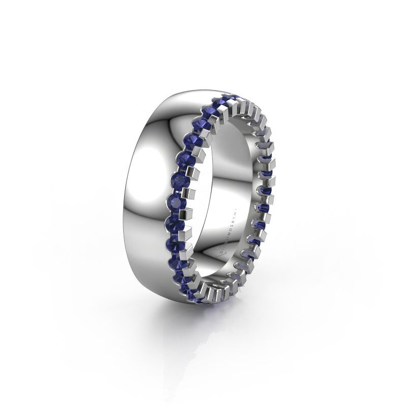Ehering WH6120L27C 585 Weißgold Saphir ±7x2.2 mm