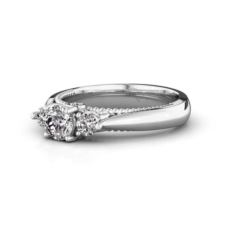 Afbeelding van Verlovingsring Tiffani<br/>950 platina<br/>Diamant 0.64 crt