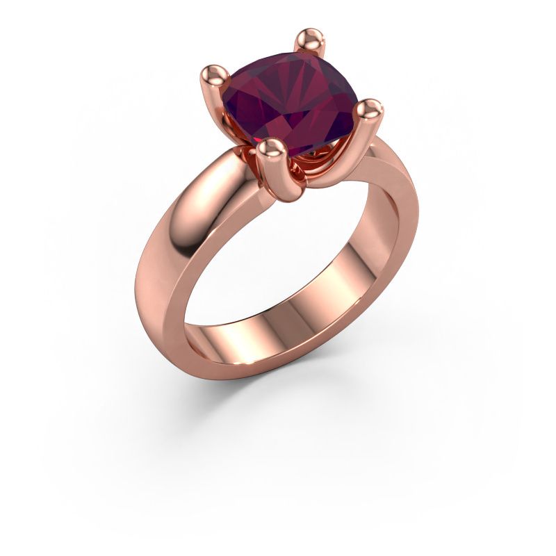 Ring Clelia CUS 585 Roségold Rhodolit 8 mm