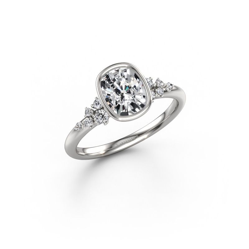 Engagement ring Aliyah CSH 585 white gold diamond 1.383 crt