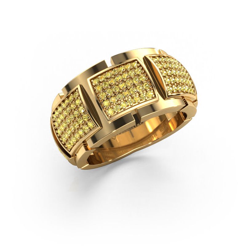 Ring Laura 585 Gold Gelb Saphir 1 mm