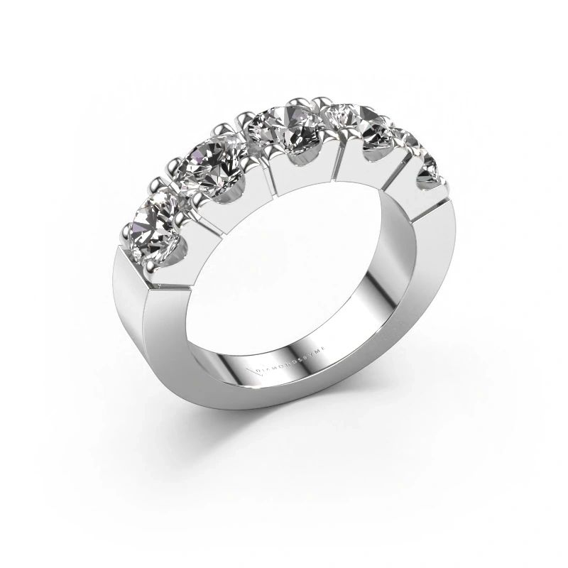 Ring Dana 5 585 white gold diamond 2.50 crt