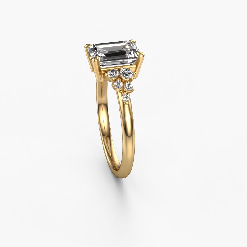 Afbeelding van Verlovingsring royce eme<br/>585 goud<br/>lab-grown diamant 1.953 crt