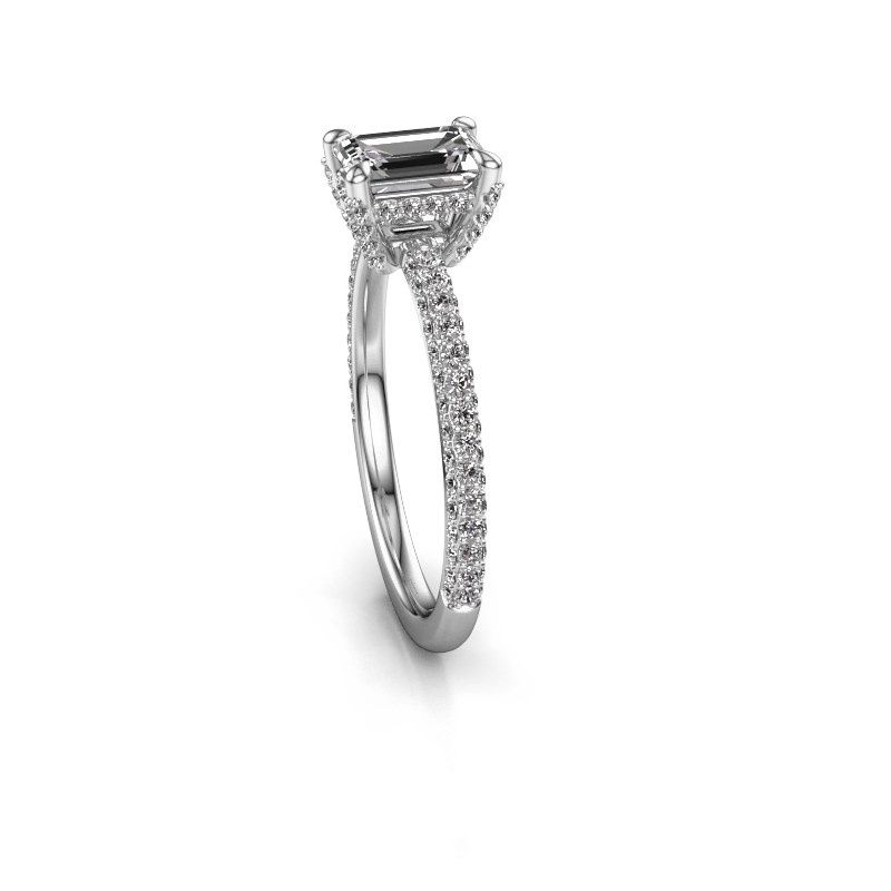 Image of Engagement ring saskia eme 2<br/>950 platinum<br/>diamond 1.498 crt
