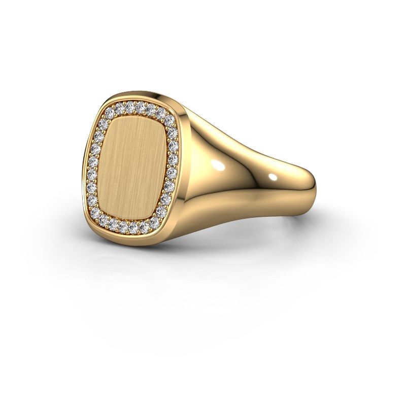 Image of Ring Dalia Cushion 2 585 gold zirconia 1.2 mm