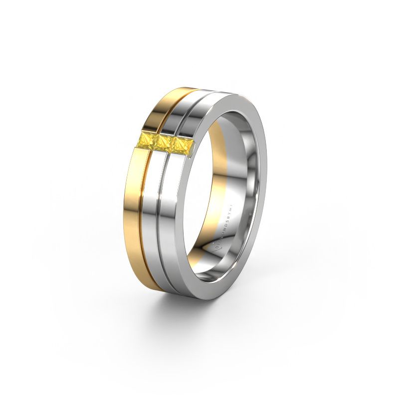 Alliance WH0428L16BP 585 or blanc saphir jaune ±6x2 mm