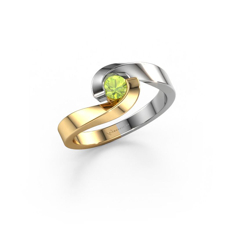 Verlobungsring Sheryl 585 Gold Peridot 3.7 mm