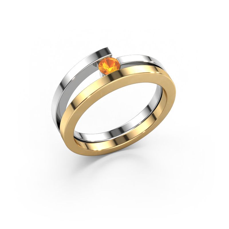 Ring Sandy 585 gold citrin 3.4 mm