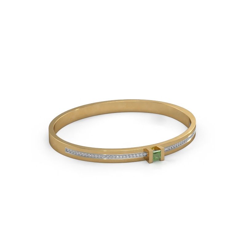 Armband Desire 585 Gold Turmalin grün 4 mm
