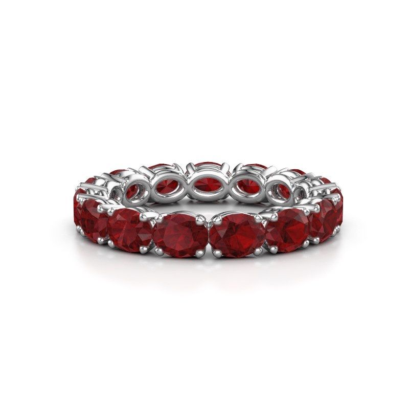 Bild von Ring vivienne ovl 4.5x3.5<br/>585 Weißgold<br/>rubin 4.5x3.5 mm