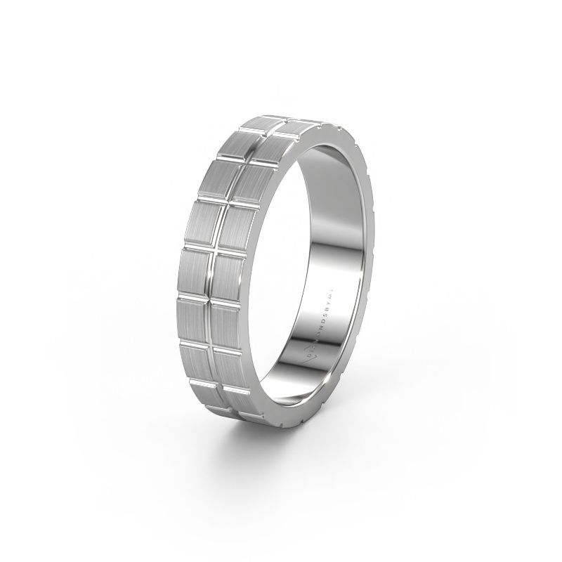 Wedding ring WH2011M65BM 585 white gold ±5x2 mm
