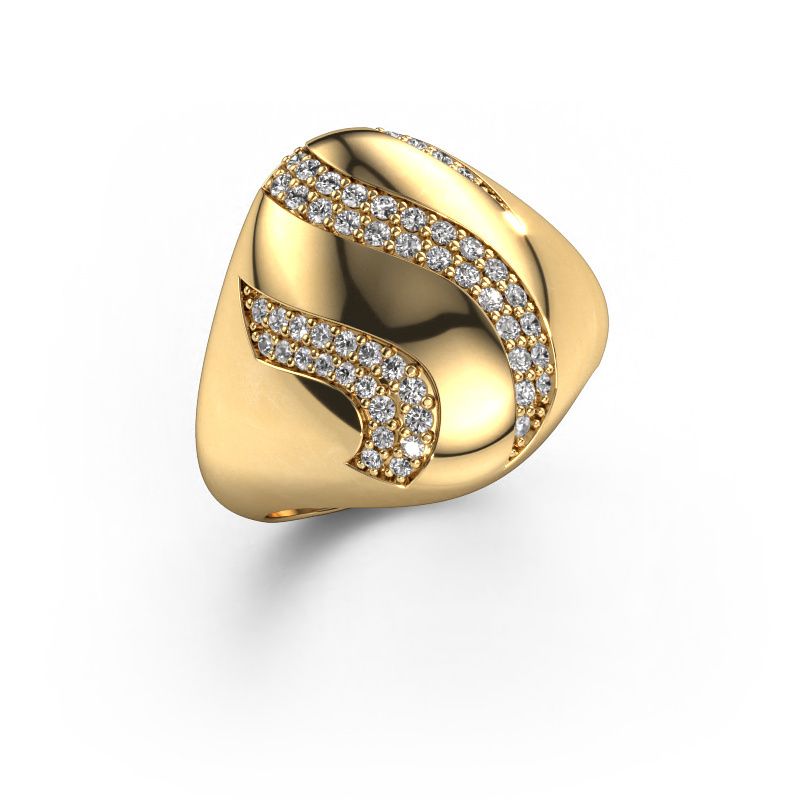 Ring Vilma 585 gold lab grown diamond 0.333 crt