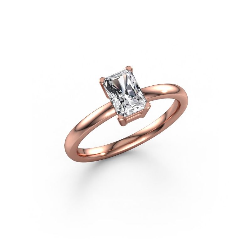 Verlobungsring Denita 1 RAD 585 Roségold Lab-grown Diamant 0.75 crt