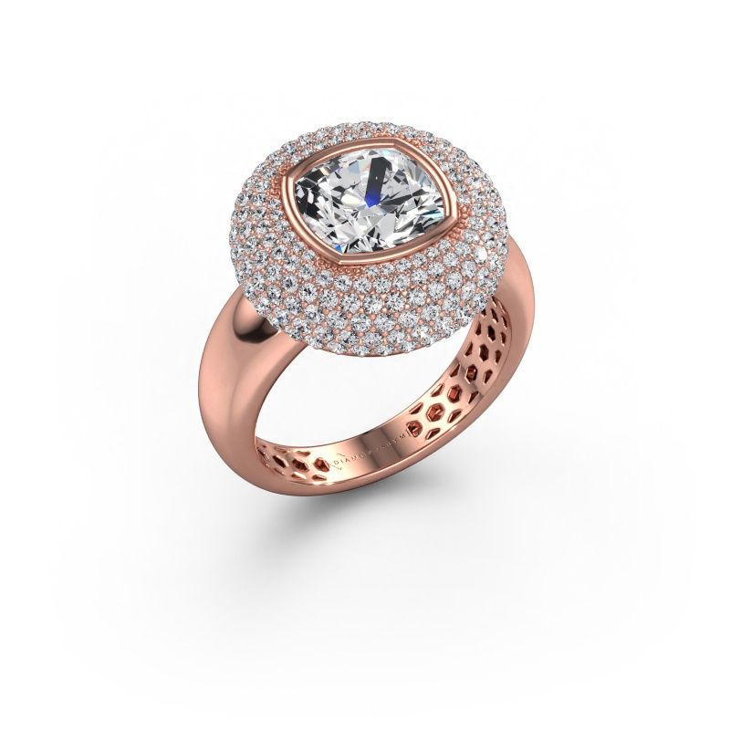 Ring Keshia 585 roségull diamant 3.803 crt