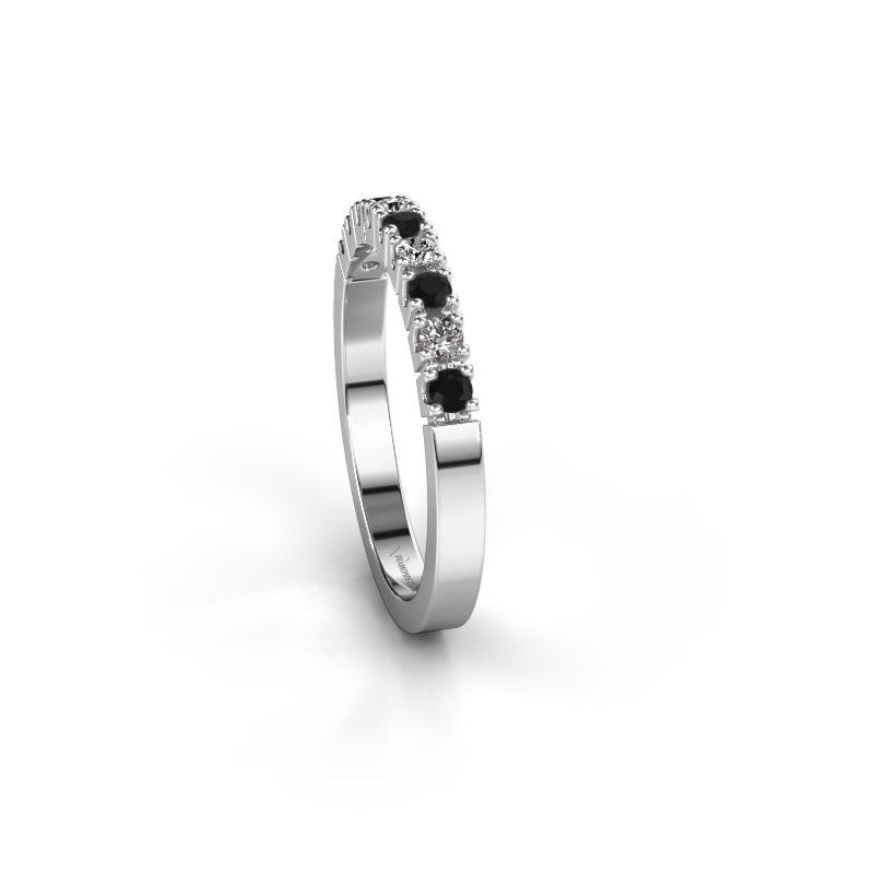 Afbeelding van Ring dana 9<br/>925 zilver<br/>Zwarte diamant 0.30 crt