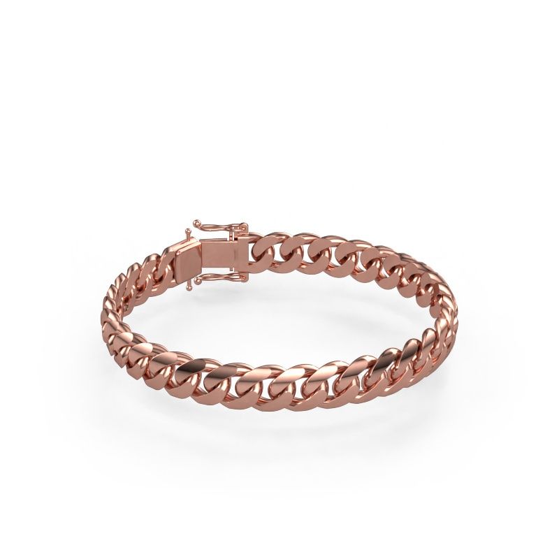 Cuban bracelet ±0.39 in 585 rose gold