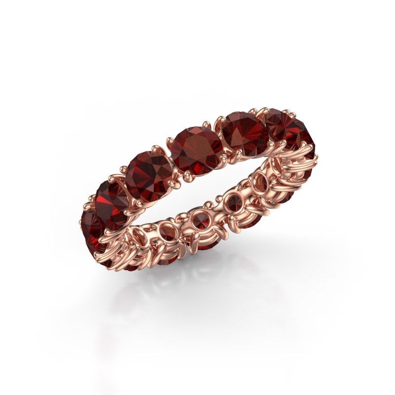 Bild von Ring vivienne 4.7<br/>585 Roségold<br/>Granat 4.7 mm