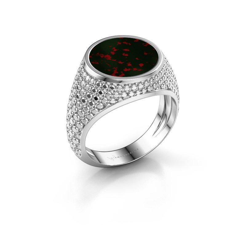 Chevalière Zachary 2 585 or blanc héliotrope 12 mm