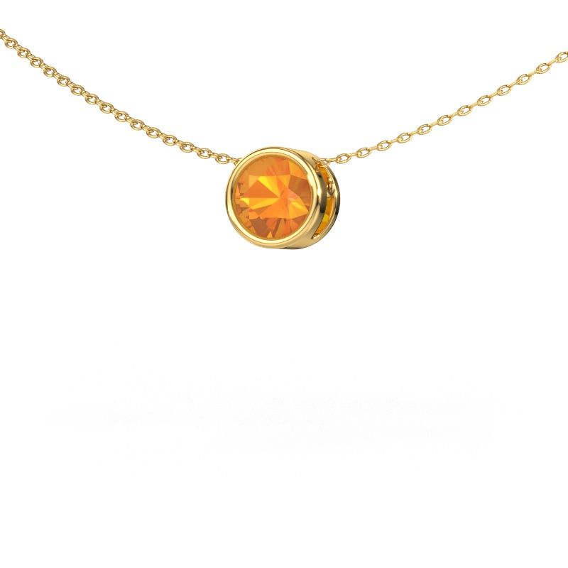 Pendentif Lavon RND 585 or jaune citrine 6.5 mm