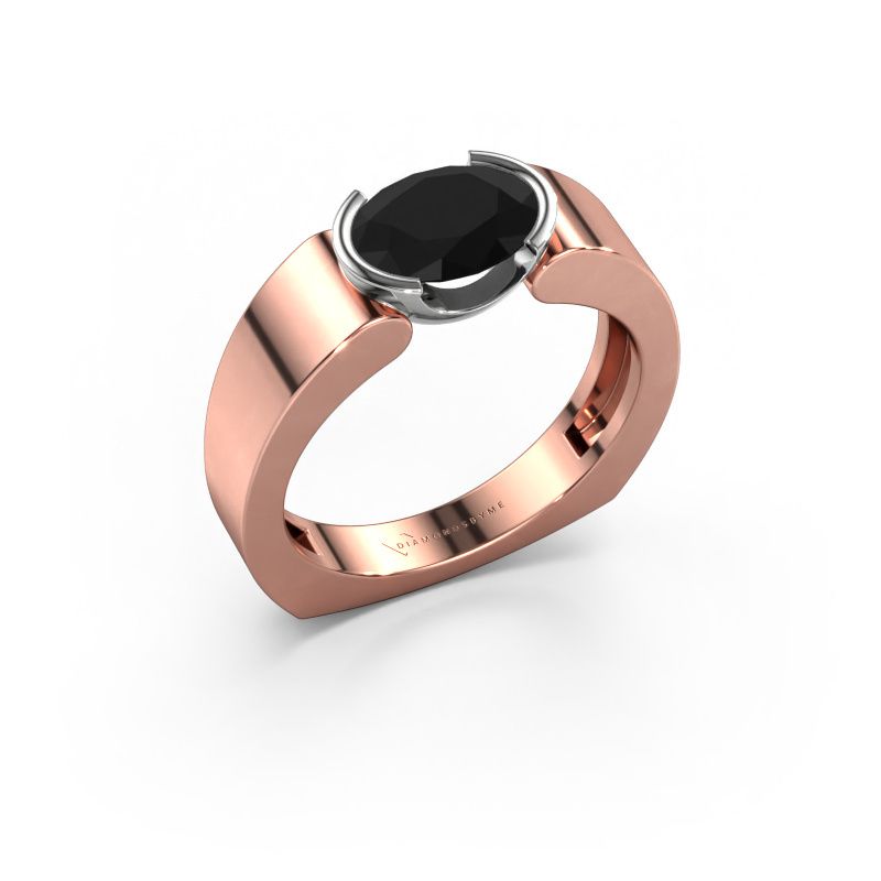 Ring Tonya 585 rose gold black diamond 1.40 crt