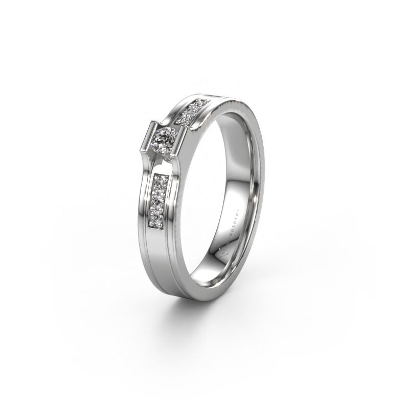 Ehering WH2110L14A 950 Platin Lab-grown Diamant ±4 x 1,7 mm