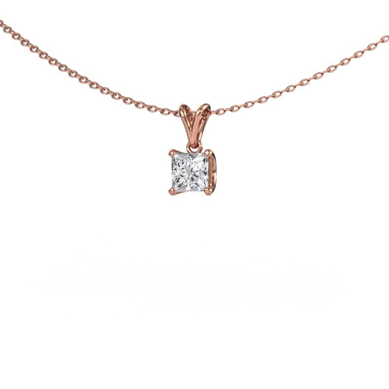 Anhänger Sam SQR 585 Roségold Lab-grown Diamant 0.50 crt