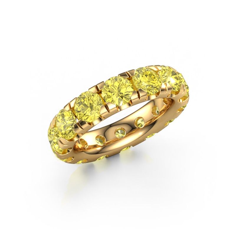 Stackable ring Jackie 4.7 585 gold yellow lab grown diamond 4.7 mm