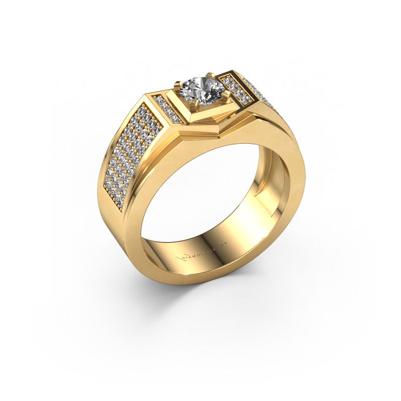 Herrenring Marcel 585 Gold Zirkonia 5 mm