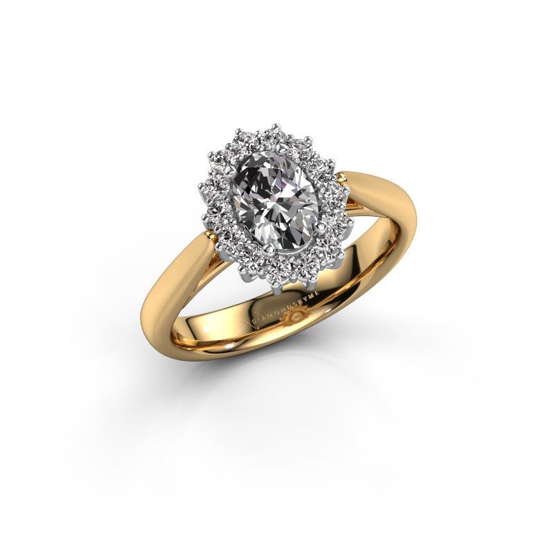 Image de Bague de fiançailles Margien 1<br/>585 or jaune<br/>Diamant 0.84 crt