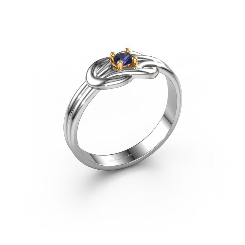 Ring Marina 585 Weißgold Saphir 3 mm