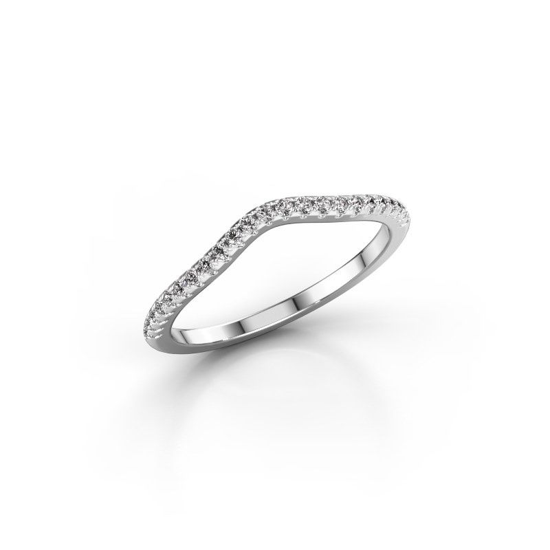Afbeelding van Aanschuifring SRH0551C10H4<br/>950 platina<br/>Lab-grown diamant 0.173 crt