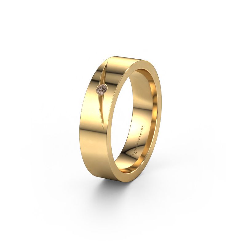 Ehering WH0170L15A 585 Gold Braun Diamant ±5x1.7 mm