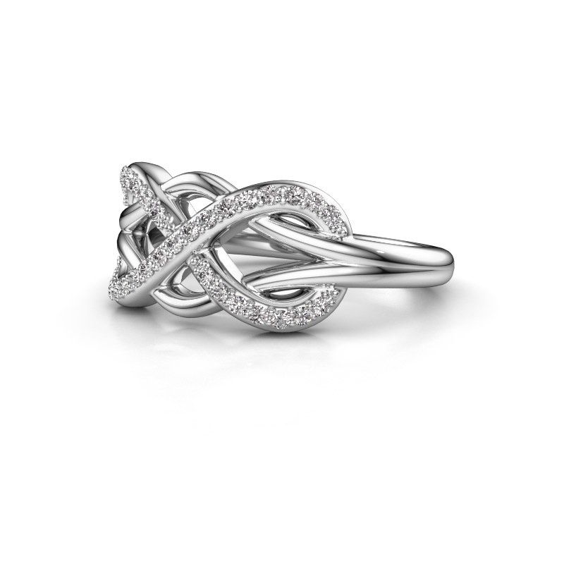 Image of Ring Lizan 950 platinum diamond 0.208 crt