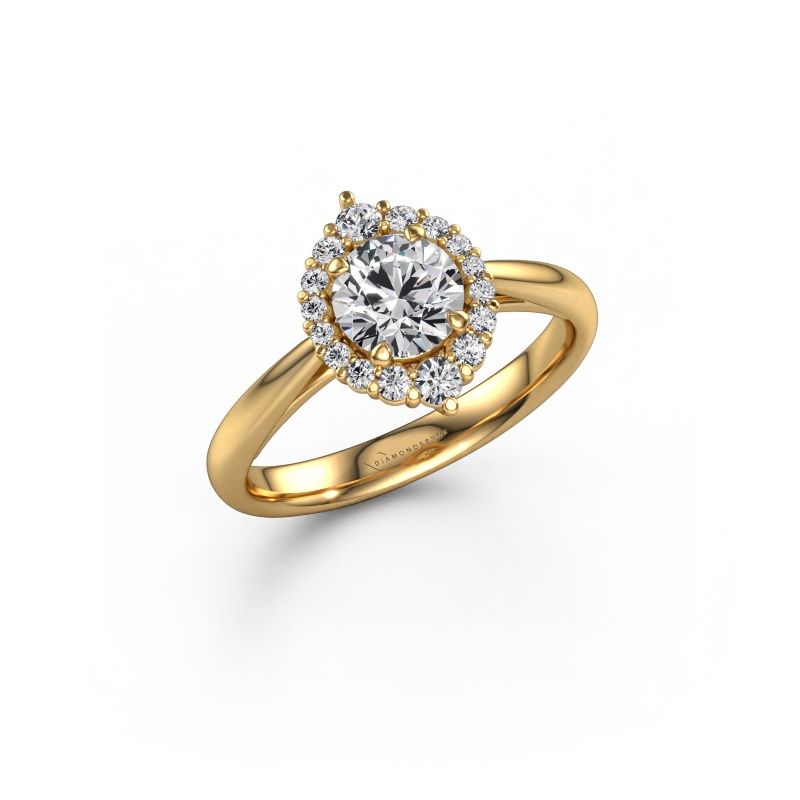 Engagement ring Tora 585 gold diamond 0.70 crt