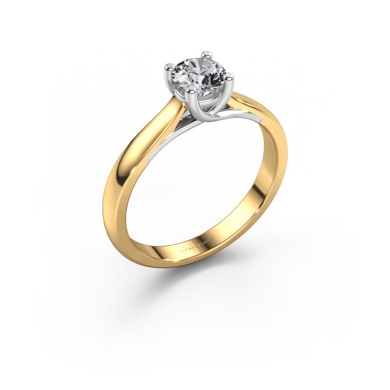 Bague de fiançailles Mia 1 585 or jaune diamant synthétique 0.50 crt