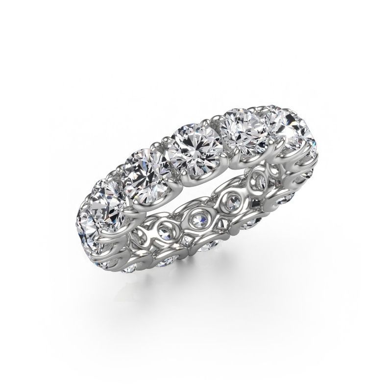 Ring Estee 5.0 585 hvitt gull lab-diamant 7.00 crt