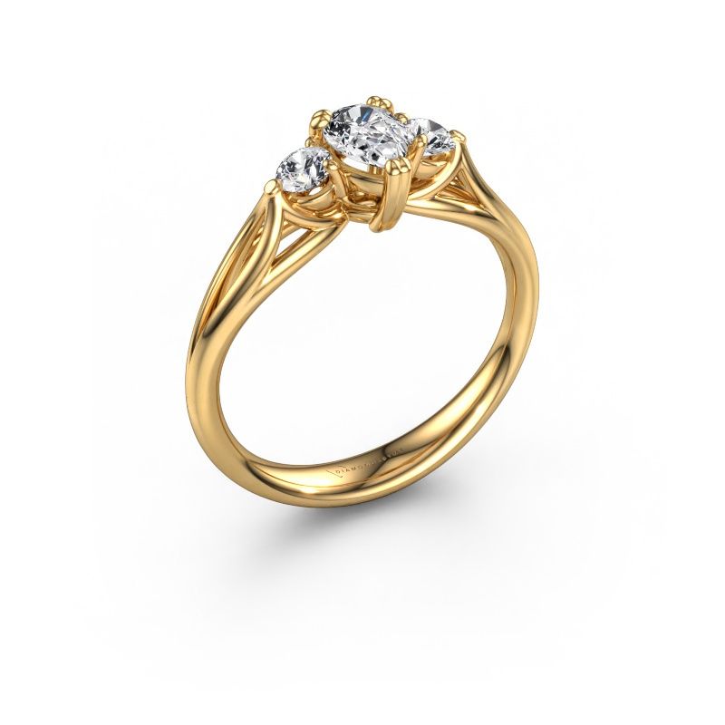Engagement ring Amie per 585 gold lab-grown diamond 0.65 crt