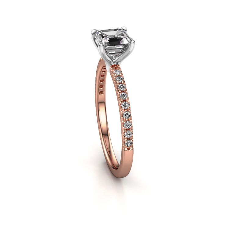 Image of Engagement Ring Crystal Assc 2<br/>585 rose gold<br/>Diamond 1.18 crt