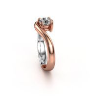Afbeelding van Verlovingsring Ceylin 585 rosé goud diamant 0.60 crt
