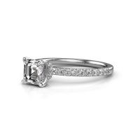 Afbeelding van Verlovingsring Crystal ASSC 4 950 platina diamant 1.25 crt