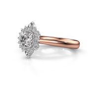 Image of Engagement ring Susan 585 rose gold diamond 0.785 crt
